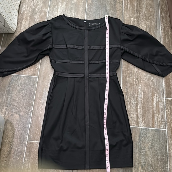Robert Rodriguez Black Short Dress Puff Sleeve, Poof Sleeve, Mini Dress - Picture 10 of 10